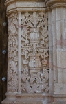 Façade portal, right pilaster relief