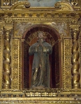 San Diego, high altar, central figure, St. Diego of Alcalá