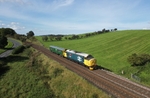 JL - 13.9.23 37418 + Caroline 2Z02 Carlisle - Newcastle, Throp