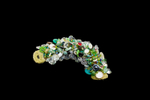 Vintage Button and Beaded Bracelet-2