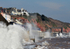 DW09 - Rough Seas by the train line at Dawlish