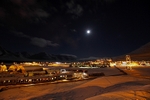 Longyearbyen at full moon 5054