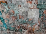 Ixmiquilpan, Hidalgo, San Miguel Arcángel, South nave mural, centaur 
