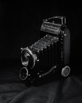 Black and White Photograph of a Voigtlander Bessa RF 6x9