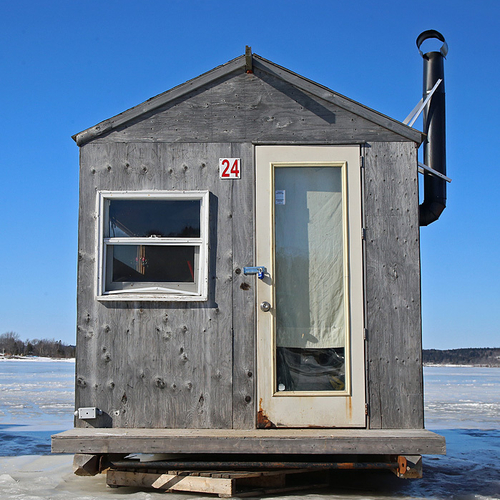 Ice Shack New Brunswick Canada