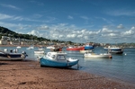 Teignmouth Back Beach looking towards Shaldon