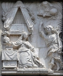 W portal relief, Annunciation