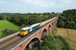 JL - 2.8.24 69002 6N71 Doncaster - Tyne Yard, Croxdale Viaduct