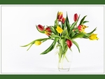 VASE OF TULIPS by Sylvia Adams