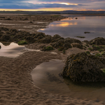 Sunset at Budle Bay, Northumberland