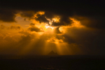 Sunset at Dingle Peninsula, County Kerry, Ireland.