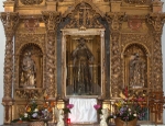 San Felipe, capilla abierta San Francisco retablo, lower tier
