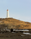 Reykjanesviti lighthouse, Reykjanes peninsula, Iceland