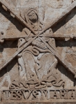 NE posa, East façade, Our Lady of the Seven Swords, detail