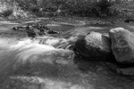 Over the Rocks in Monochrome