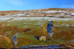 Hillside barns.  Upper Swaledale          ref 4541
