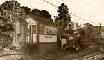 WLLR Llanfair signal box with Countess passing