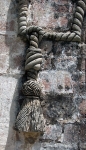 San Miguel Arcángel, NE posa chapel, S façade detail