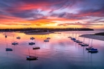 z4364 Evening Reflections, Bembridge Harbour