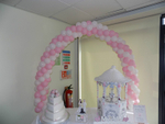 Wedding cake arch