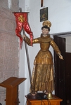 Los Reyes, nave statue, St. Francis
