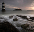 Trwyn Du Lighthouse on Anglesey, North Wales