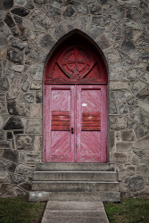 St. Peter's Episcopal Church (Germantown PA) | Church Rear Door Detail