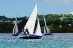 Bequia Youth Sailors at a local regatta held at Young Island