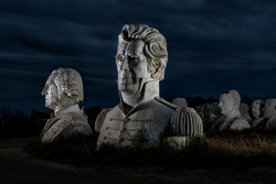 President Heads (Croaker, VA) | Andrew Jackson and George Washington