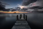 No.0070. 'Lake Taupo Jetty'  New Zealand.