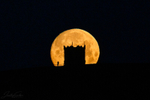Rivington Pike Moonset