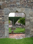 Cloister portal & cross