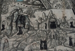 N wall mural, Augustinian Eremitic Life, detail