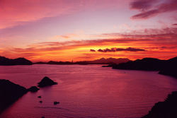 KM-247 Sunset from Headland Road - 1983