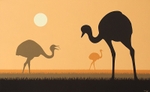 Pastando de madrugada / Grazing at daybreak
