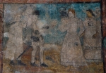 Santa María, S wall mural, indigenous wedding