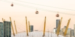 Cable cars over the O2