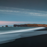 Dyrhólaey From Reynisfjara Beach, Iceland