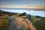 Curbar Edge - Mist and Millstones