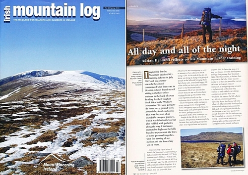 Adrian Hendroff reflects on his Mountain Leader training.