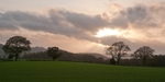 Dusk above Eaton Coppice