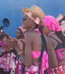 Namibia Walvis Bay port dancers by ship 3