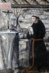 friar Martín Acevedo before the Crucifixion