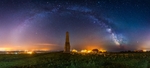 z2740p Yarborough Monument under the Stars, Culver Down