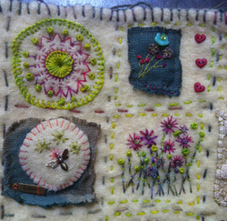 Art made on Vintage Blankets portfolio