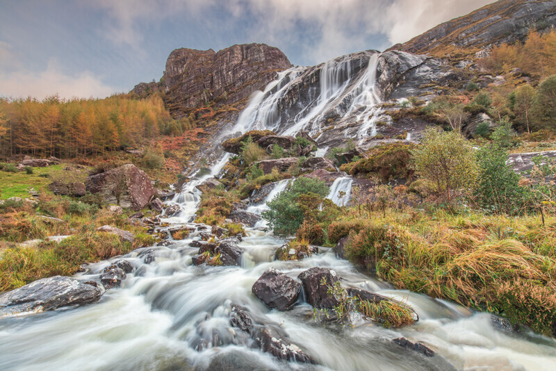 Gleninchaquin Waterfall, Beara Peninsula