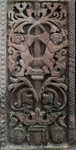 Façade portal, left pilaster relief