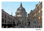LL25 St Pauls Cathedral London Postcard