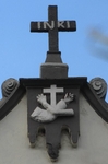 San José de Gracia, façade gable, roof cross