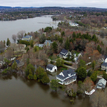 Rothesay Park Spring Flood 2018 New Brunswick Canada